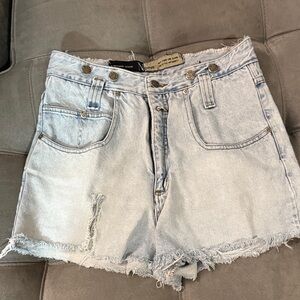 Casual Light Blue Denim Jean Shorts